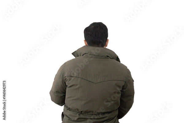 Fototapeta back of a man