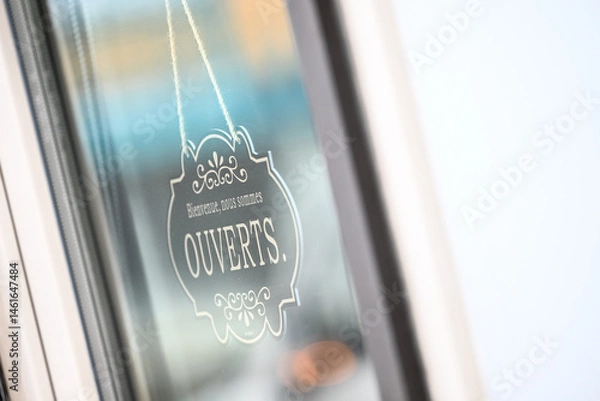 Obraz commerce magasin ouvert