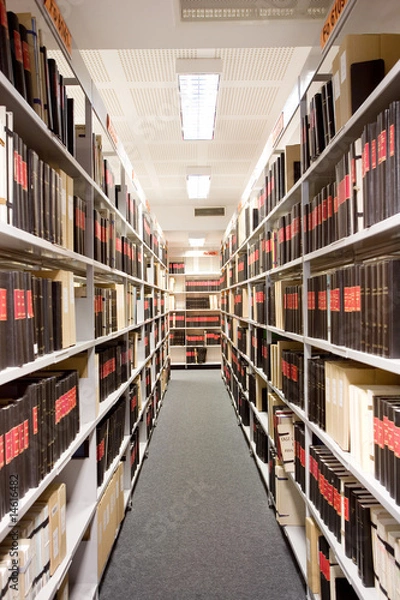Obraz library interior