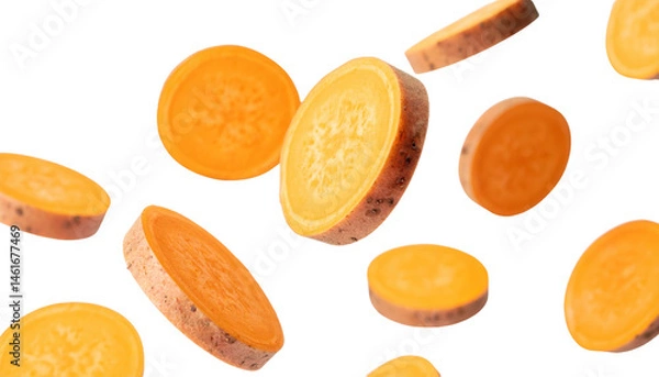 Fototapeta pomegranate juice bottle with fruit beside on white background