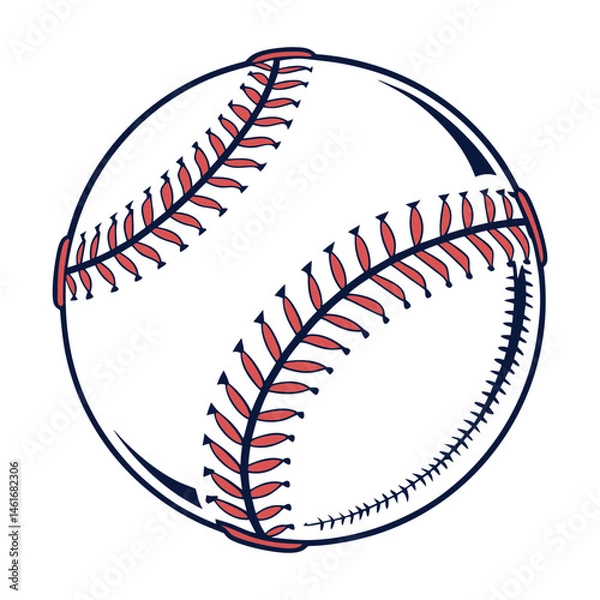 Obraz baseball vector art and illustratio 