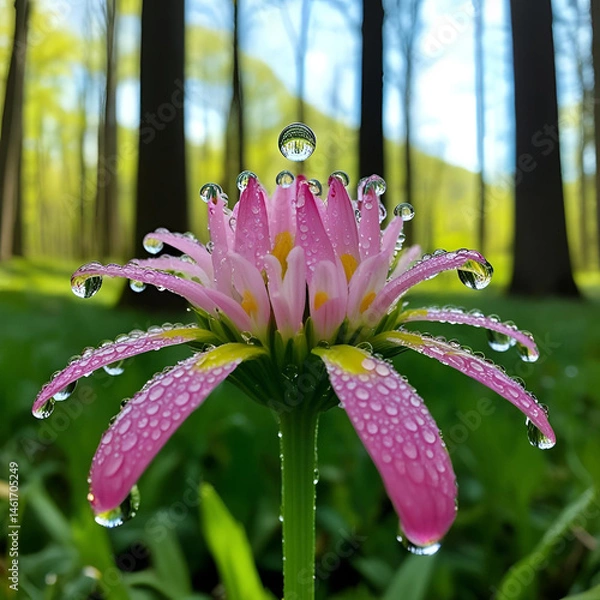 Obraz pink gerber daisy