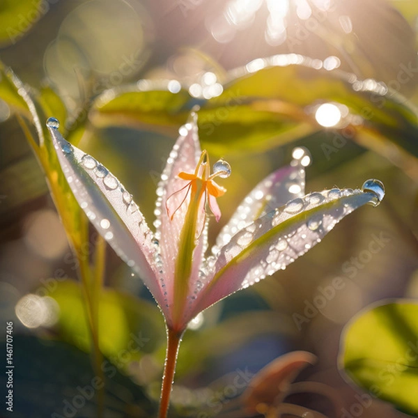 Obraz dragonfly on a flower