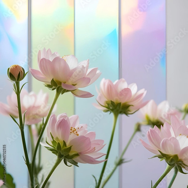 Obraz pink flower background
