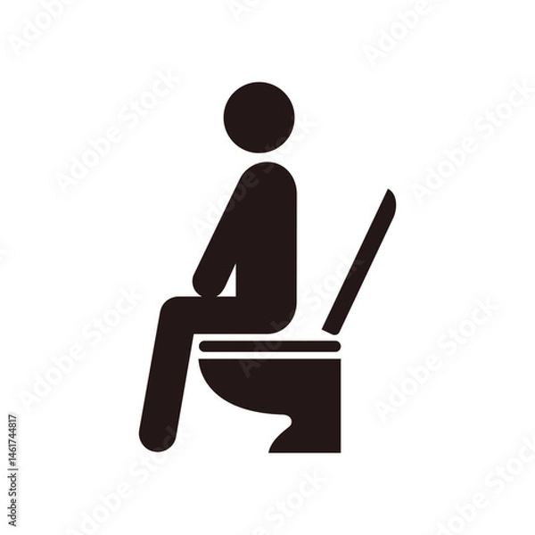 Obraz トイレのピクトグラムアイコン