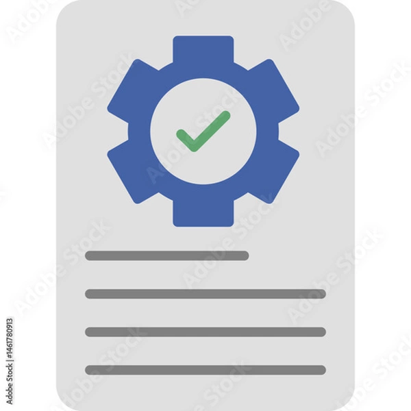 Fototapeta Data Content Standards Icon