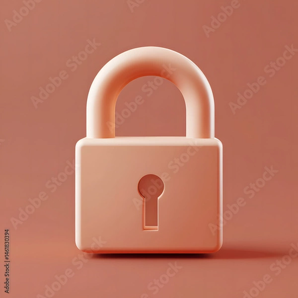 Fototapeta Business Security Lock
