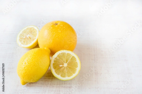 Fototapeta レモン　グレープフルーツ