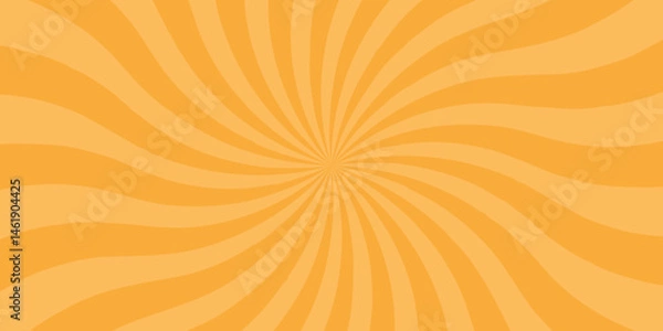 Obraz Abstract Sunburst beam light vintage shine and graphic summer explosion pattern. orange bright sunrise isolated glow striped texture background.	

