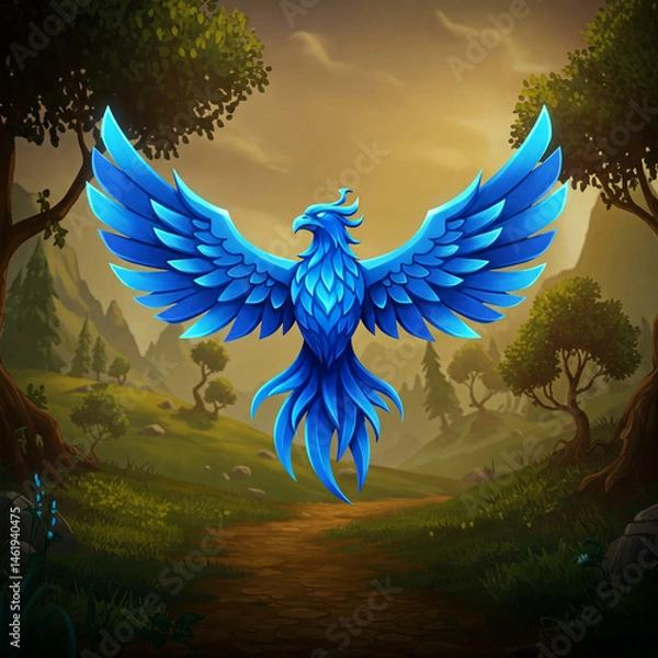 Obraz blue phoenix