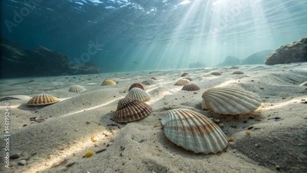 Obraz shell on the beach
