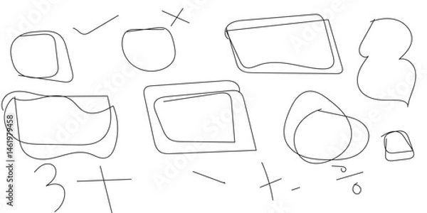 Obraz Hand drawn doodle sketch