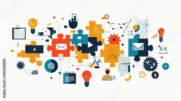 Obraz Continuous Learning and Professional Development, a culture of continuous learning and professional development with an image showing employees participating in training programs, design,
