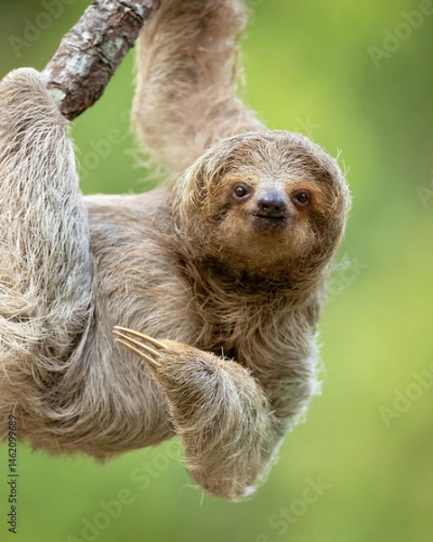 Fototapeta The brown-throated sloth (Bradypus variegatus) is a species of three-toed sloth found in the Neotropical realm of Central and South America.