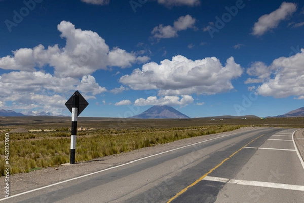 Obraz On the way across the Altiplano, Peru