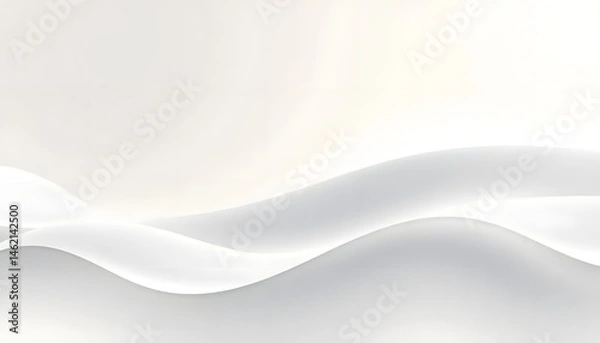 Obraz Simple gradient abstract background with smooth waves and curves flowing abstract wave background 