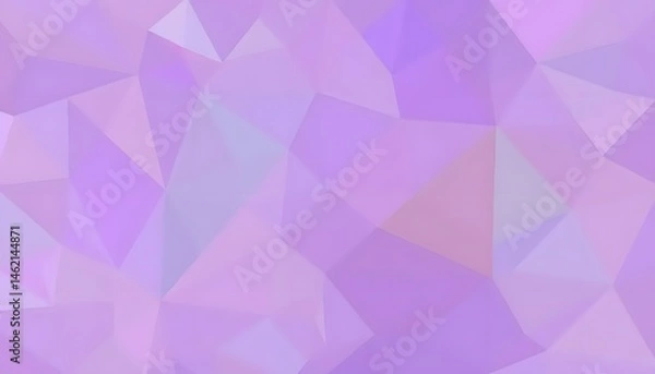 Obraz Shades of purple abstract polygonal geometric background. Abstract colorful geometric triangular pattern background. Abstract polygonal landscape. Abstract pastel triangle geometric pattern background