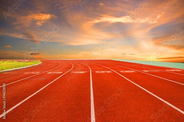 Obraz Athlete Track or Running Track and Running track
