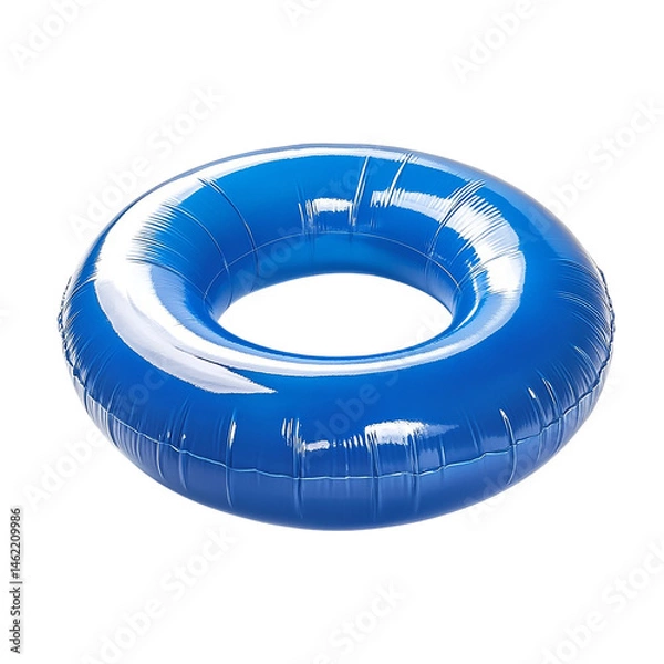 Fototapeta Inflatable Pool Ring Summer Fun  Relaxation isolated on transparent background