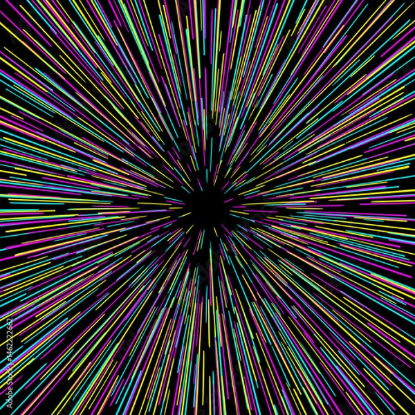 Fototapeta Creative design of universe speed background