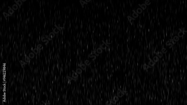Fototapeta raining background motion, Falling raindrop,  rainfall on transparent background