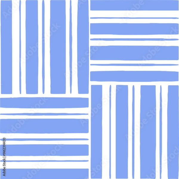 Fototapeta Abstract element with vertical and horizontal stripes. Vector illustration