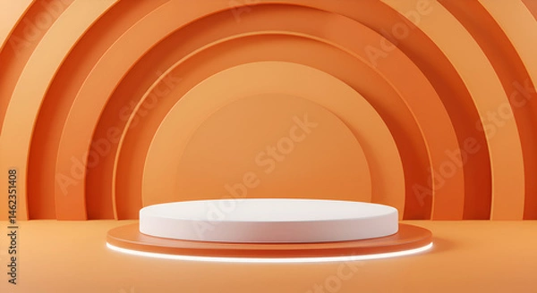 Obraz Modern Circular Stage or Platform