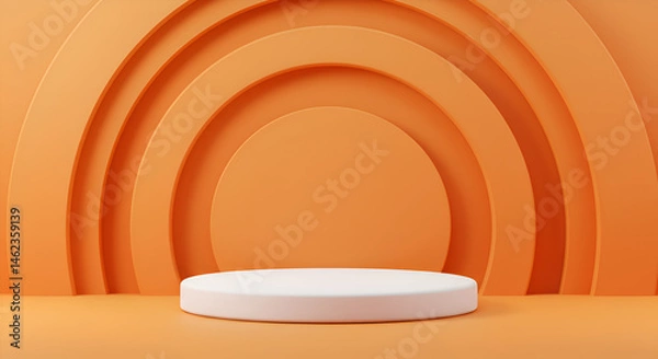 Obraz Modern Circular Stage or Platform