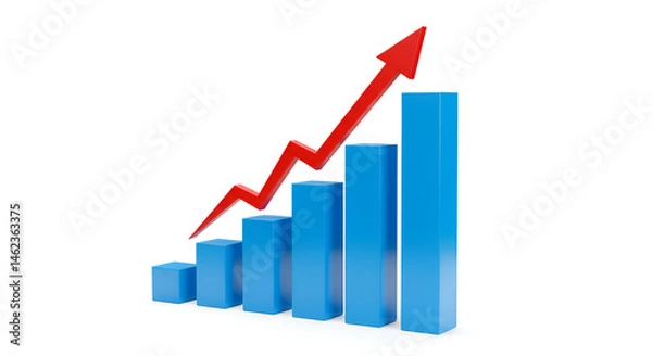 Obraz Financial Growth and Success Trends