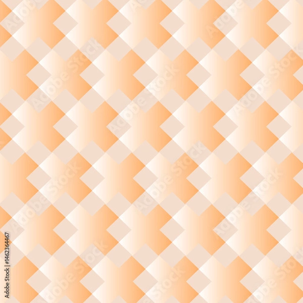 Fototapeta Pattern with gradient. Crosses, seamless pattern. Illustration, vector. Canvas, background
