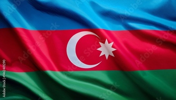 Obraz Azerbaijan  national flag