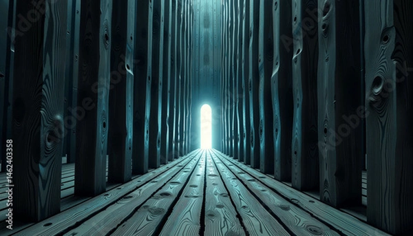 Obraz Wood background, Infinity Gate