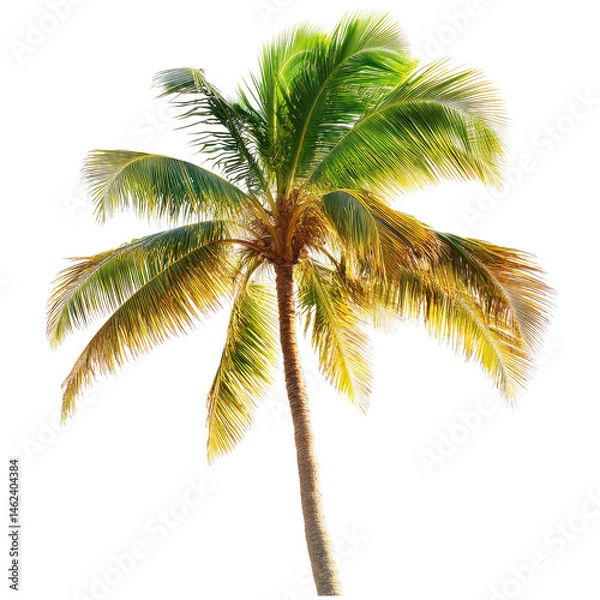 Fototapeta Vibrant tropical palm tree