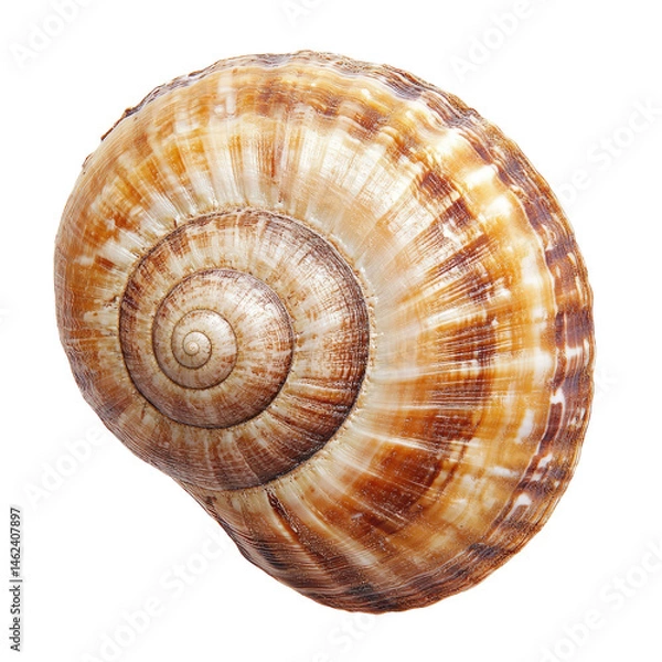 Fototapeta Close-up spiral shell, natural colors