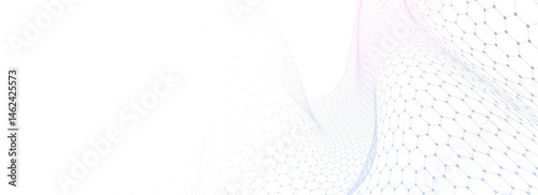 Fototapeta Wave abstract liquid background. Technology graphic design background. Vector illustration. Vector Abstract technology circuit lines. Technology vector background.Eps10 vector illustration.