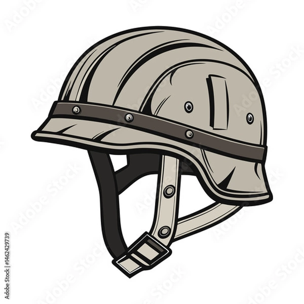 Fototapeta Helmet image illustration design 