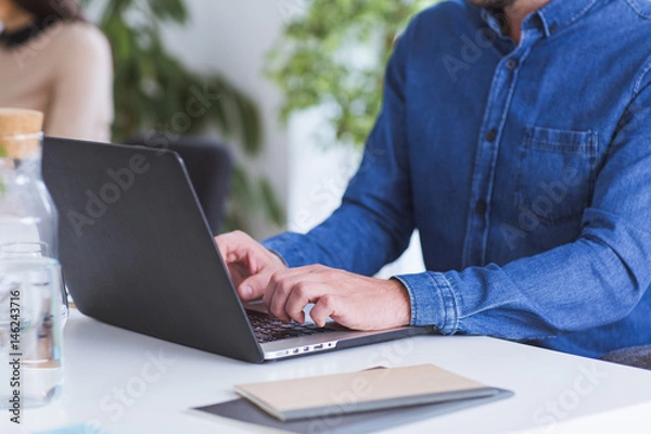 Fototapeta Man working