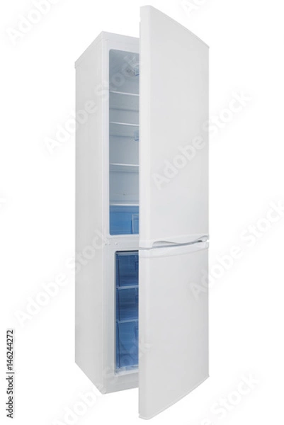 Obraz White refrigerator isolated on white background