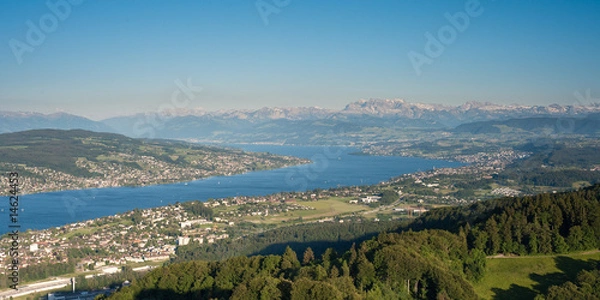 Obraz view from uetliberg