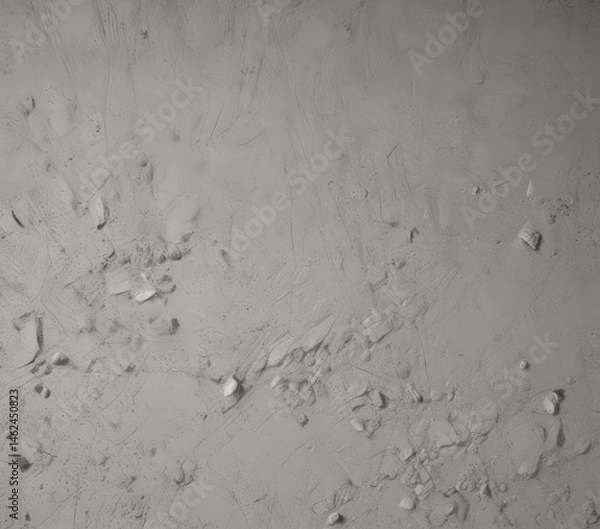 Obraz Subtle grey concrete, fine grain  Uneven, slightly porous surface , construction, cement