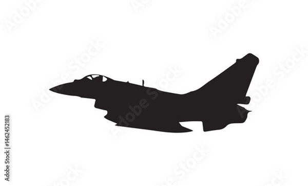 Obraz fighter jet vector , fighter jet silhouette vector