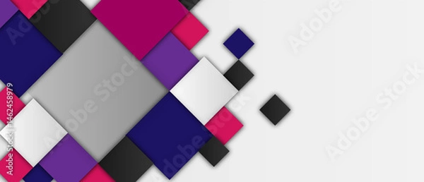 Fototapeta modern geometric abstract background layout for website design