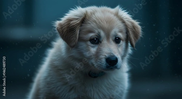 Fototapeta Puppy Portrait Close Up