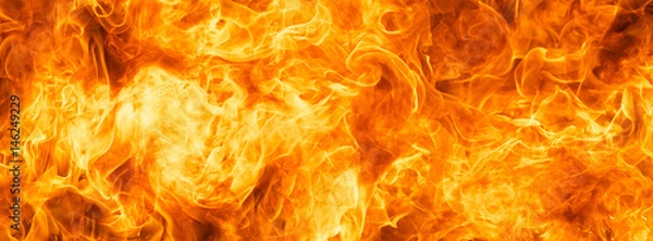 Obraz abstract blaze fire flame texture for banner background