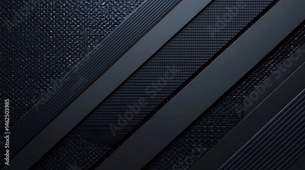 Obraz High-tech metallic texture with diagonal line