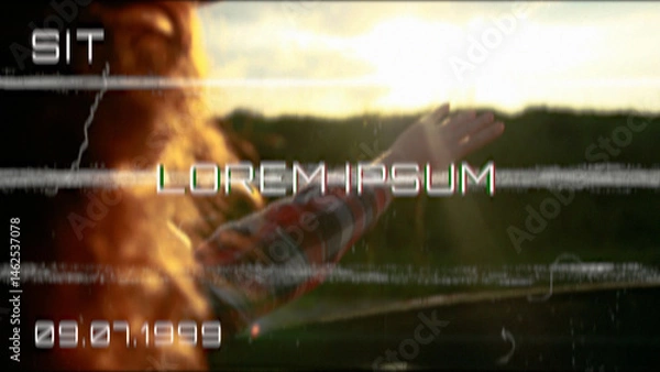 Fototapeta Vhs Retro Opener 03