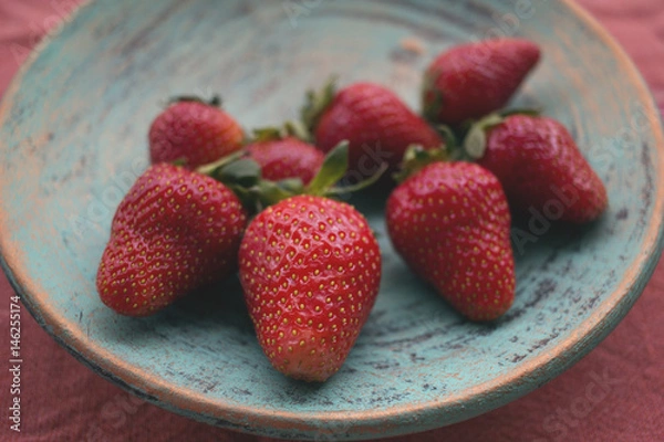 Obraz Strawberry close up