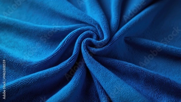 Fototapeta Detailed view of microfiber textile with pattern and texture for cleaning purposes