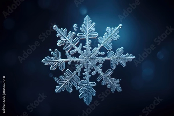 Fototapeta Snowflake Close-Up