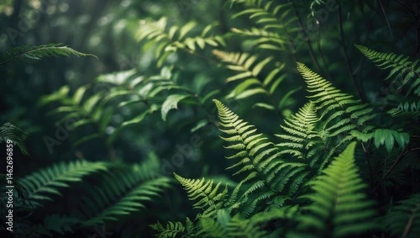 Obraz Bush producing fern